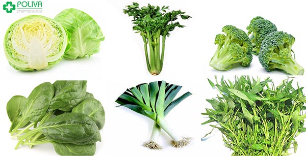 Các thực phẩm có màu xanh lá cây giúp duy trì cân bằng hoóc môn