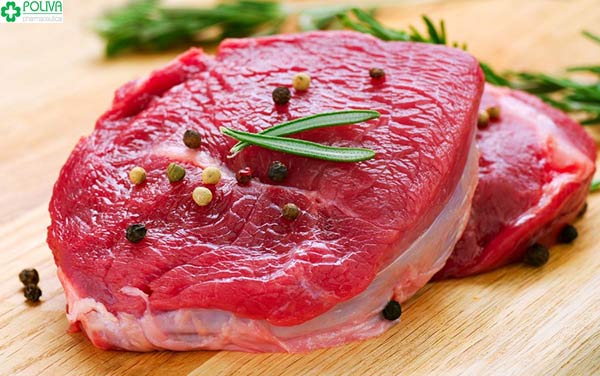 Thịt bò bổ sung sắt, các loại vitamin rất tốt cho cơ thể mẹ và con