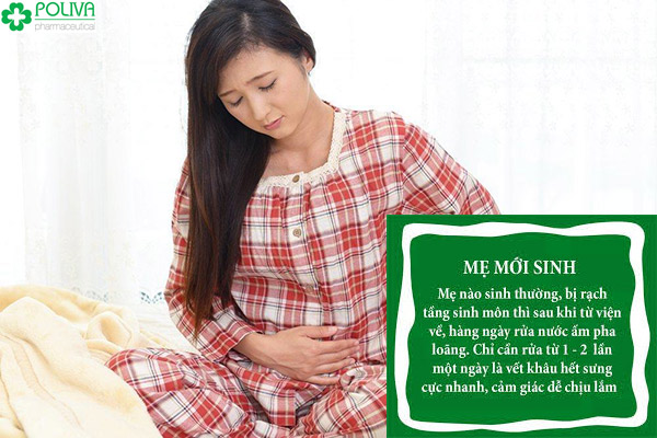 Gợi ý cách tự chăm sóc vết rạch tầng sinh môn sau sinh