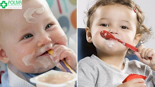 Bổ sung lợi khuẩn cho đường tiêu hóa của trẻ bằng sữa chua